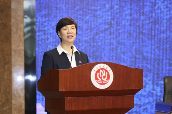 taptap点点官方网站党委书记张艳致辞。伍向前摄